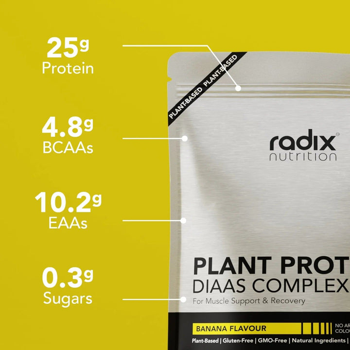 Radix Plant Protein DIAAS Complex 1.30 Banana | Radix Nutrition