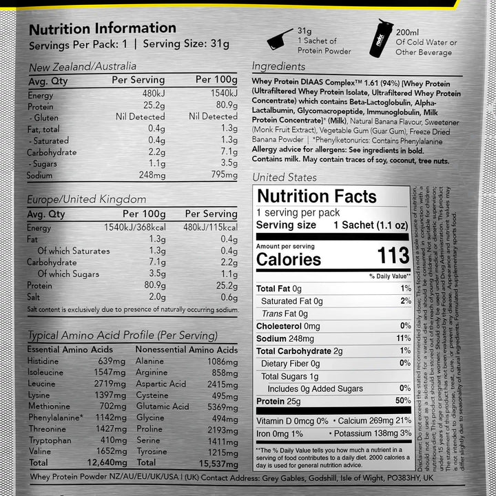 Radix Whey Protein DIAAS Complex 1.61 Banana