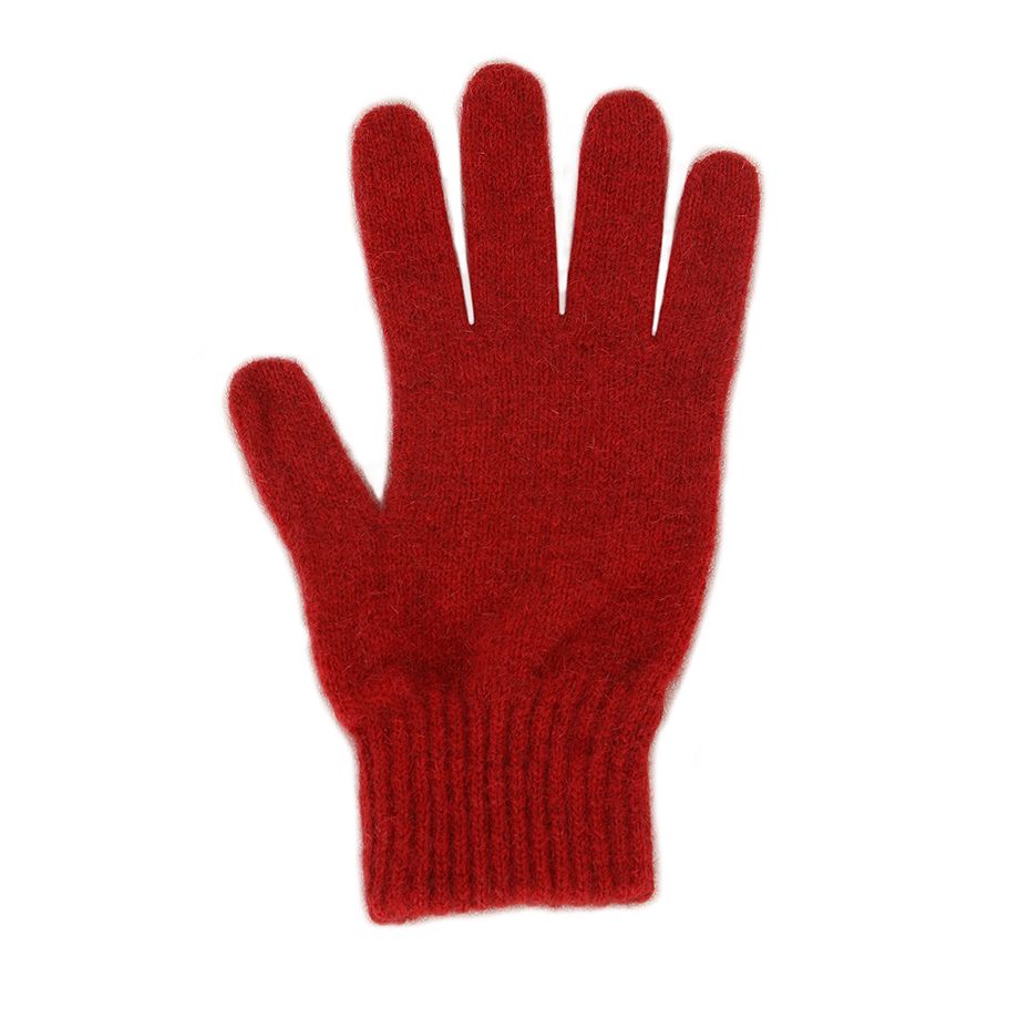 Possum Merino Plain Gloves - Lothlorian Knitwear