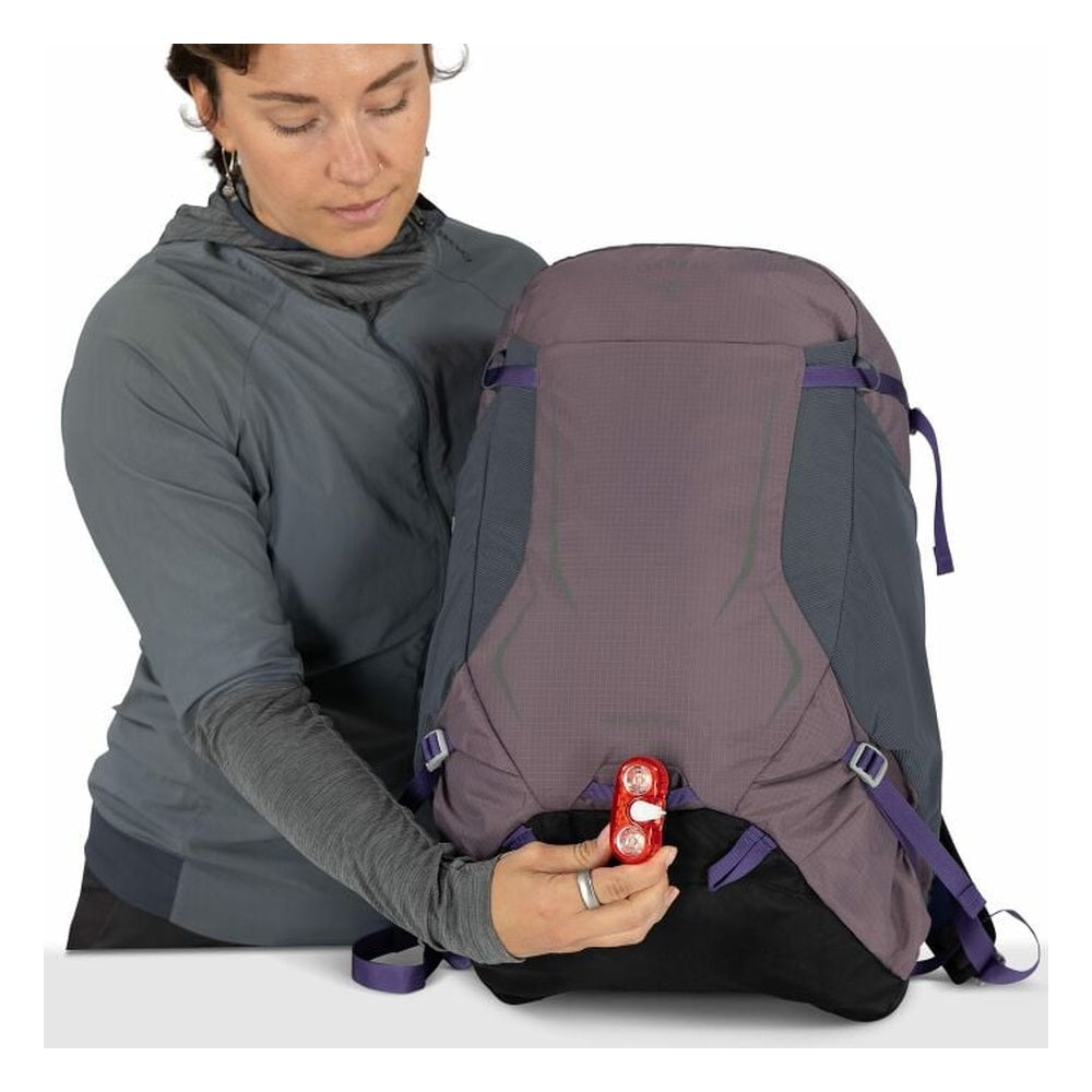 Osprey Hikelite 28 Hiking Backpack - Graphite Purple