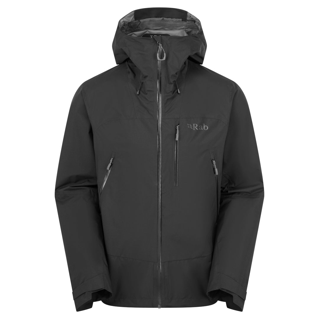 Rab Mens Downpour Mountain Waterproof Jacket — detail | Rab NZ