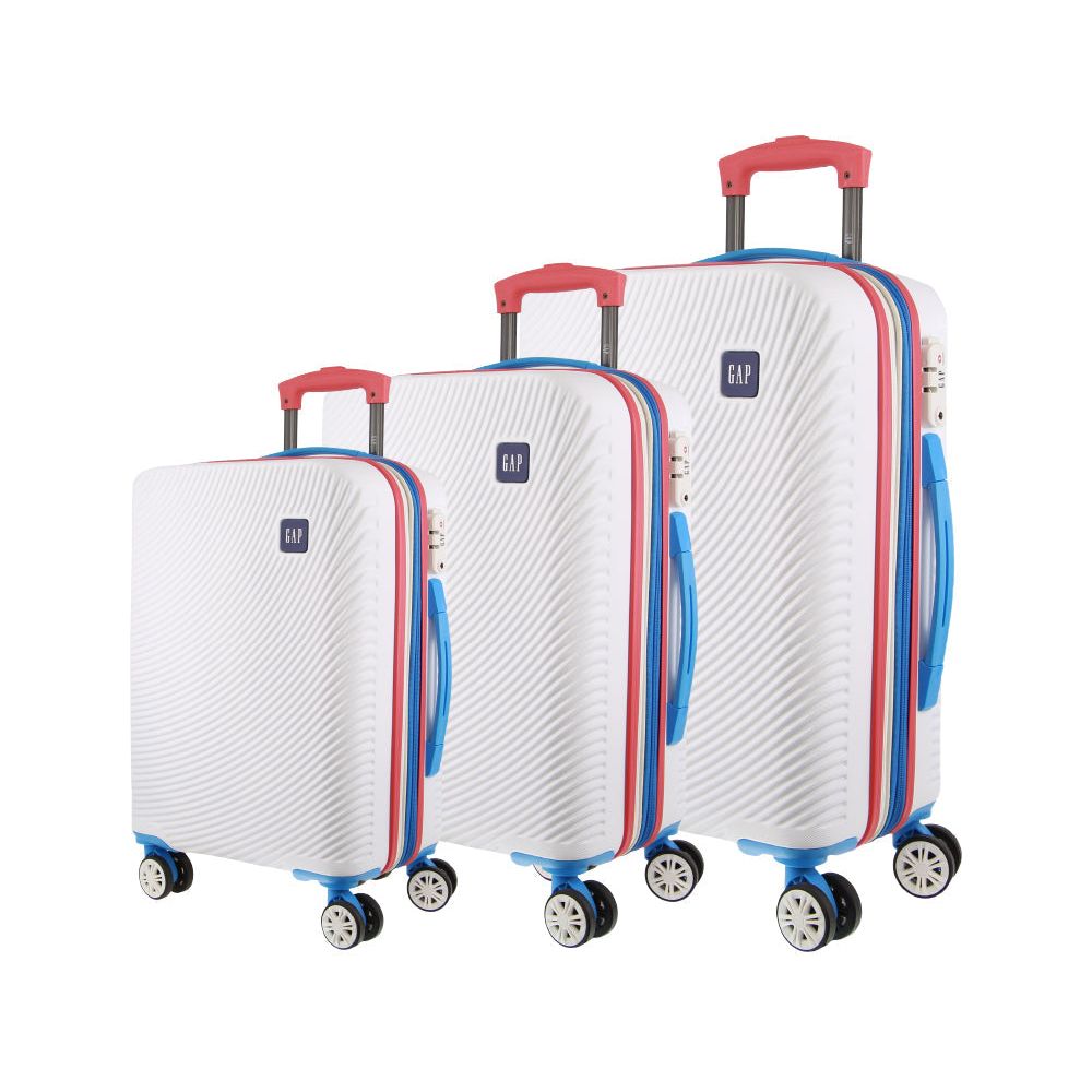 GAP Hard Shell 3-Piece Luggage Set -  White