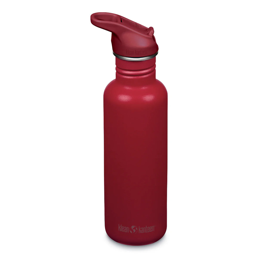 Klean Kanteen Classic 800ml/27oz w/flip seal lid — detail | Klean Kanteen NZ