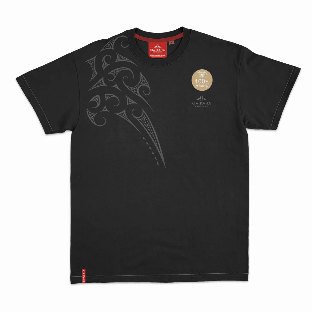 Kia Kaha Mens Merino Tee Shirt
