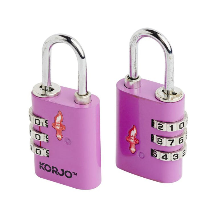 TSA Compliant Combination Lock Duopack