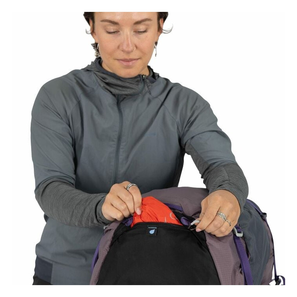 Osprey Hikelite 28 Hiking Backpack - Graphite Purple