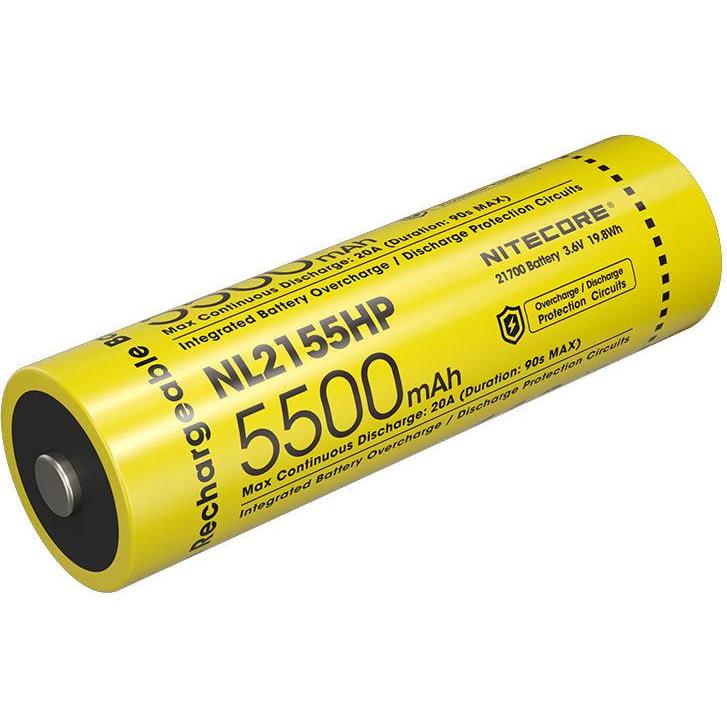 Nitecore NL2155HP 5500mah Rechargeable 21700 Li-ion Battery