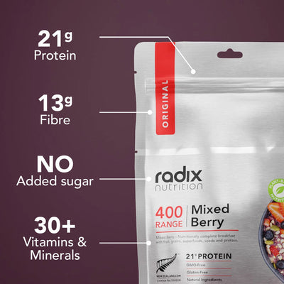 Radix Original 400 Mixed Berry Breakfast Plant-Based