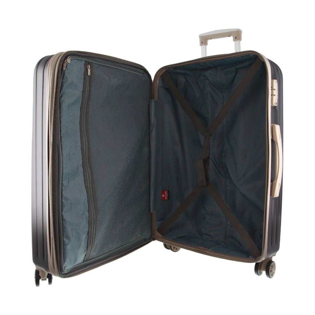 Pierre Cardin 70cm MEDIUM Hard-Shell Suitcase in Graphite