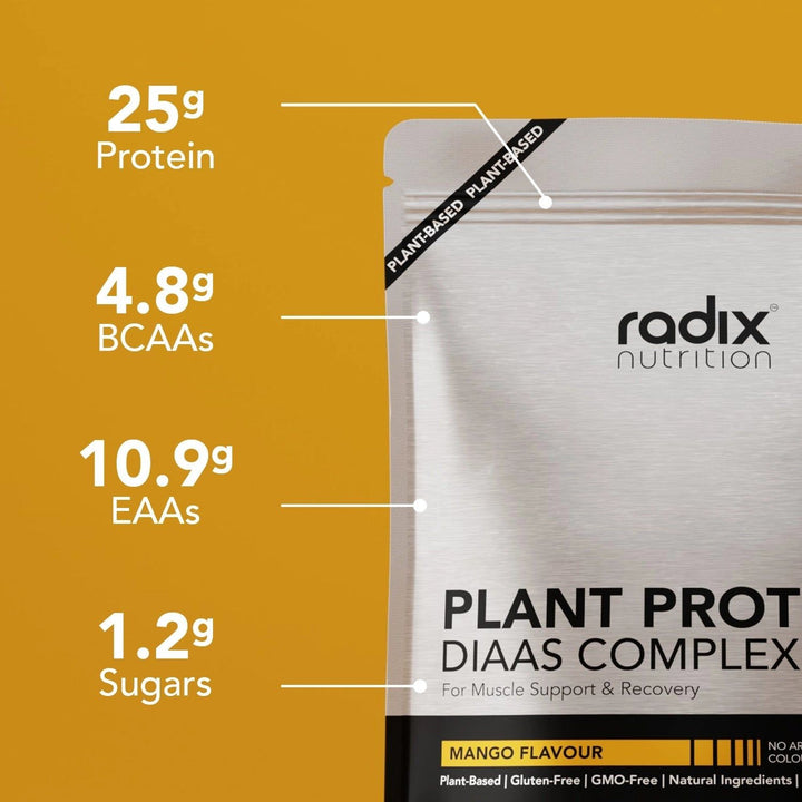 Radix Plant Protein DIAAS Complex 1.30 Mango | Radix Nutrition