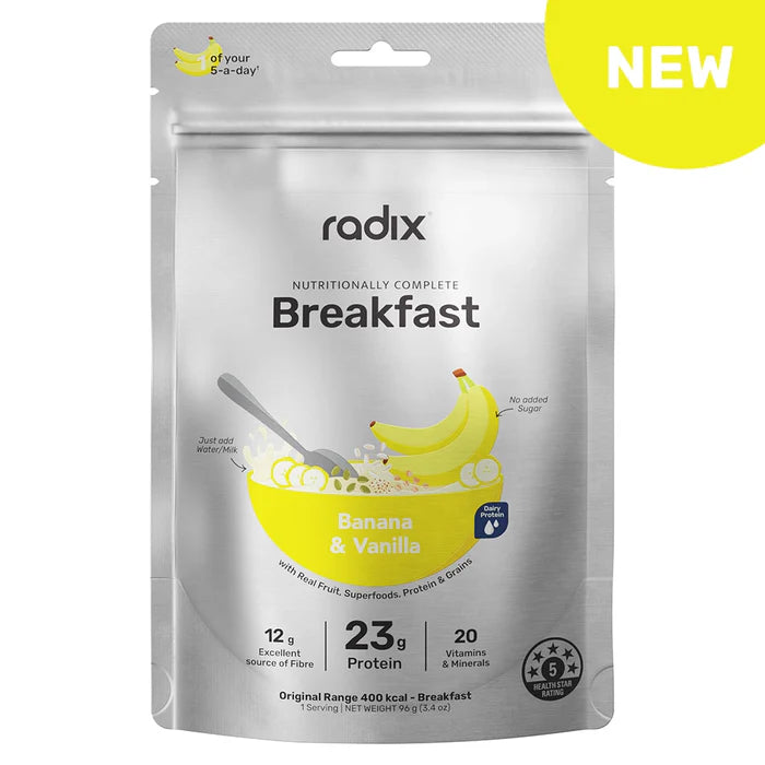 Radix Original 400 Banana and Vanilla Dairy Protein