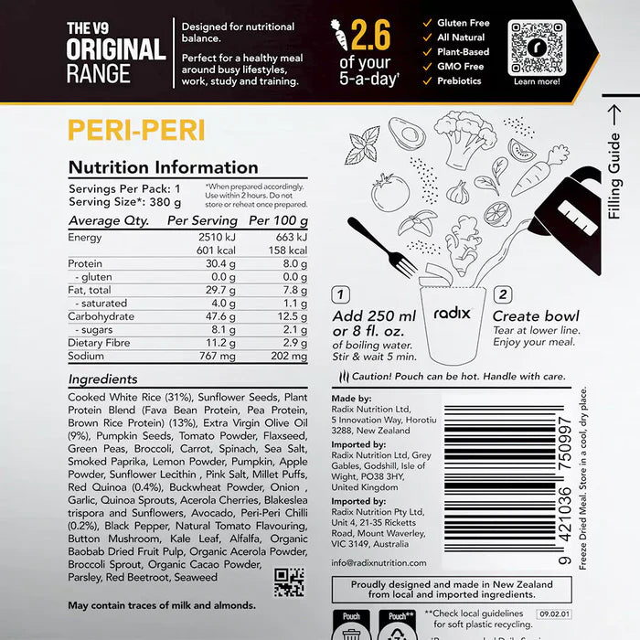 Radix Original 600 Plant-Based Peri-Peri