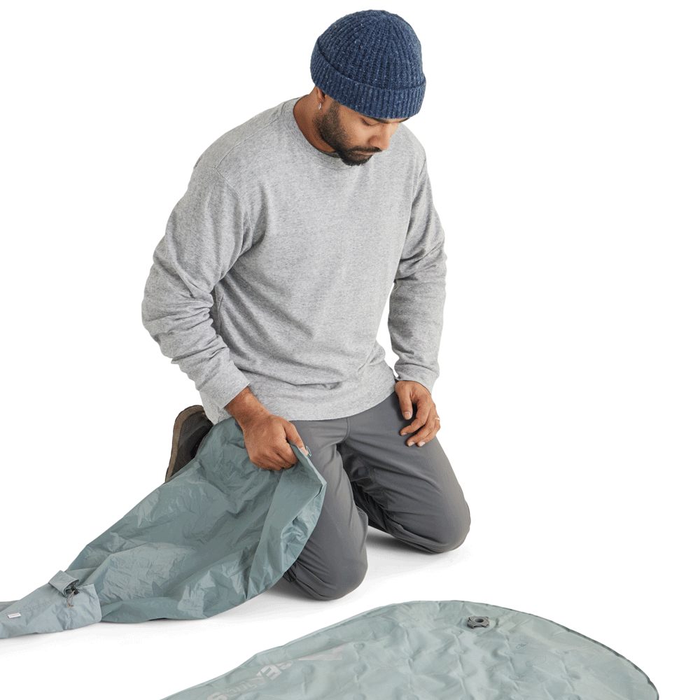 Sea to Summit Ether Light XR integrated Airstream pump sack demonstration