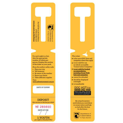 Hut Tickets | Department of Conservation