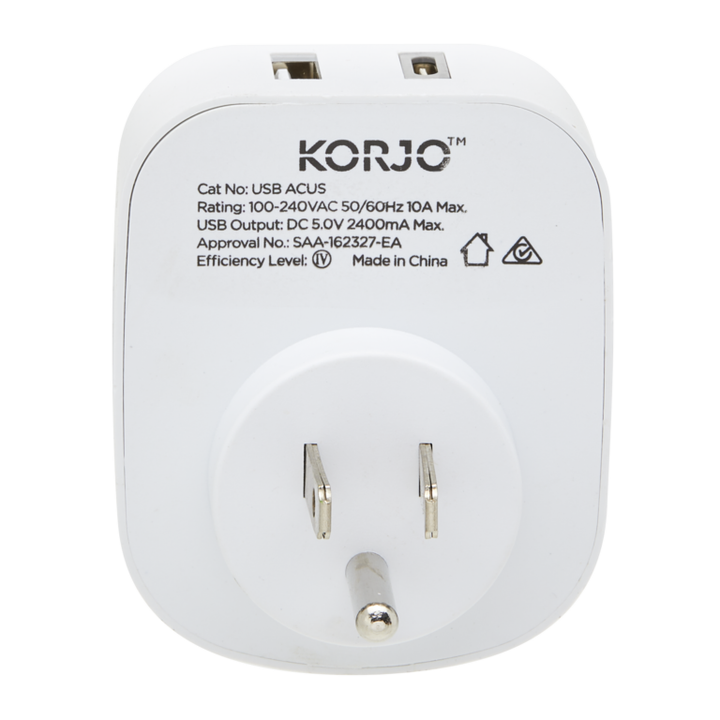 USB A+C & Power Adaptor for USA