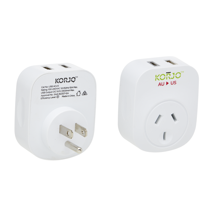USB A+C & Power Adaptor for USA