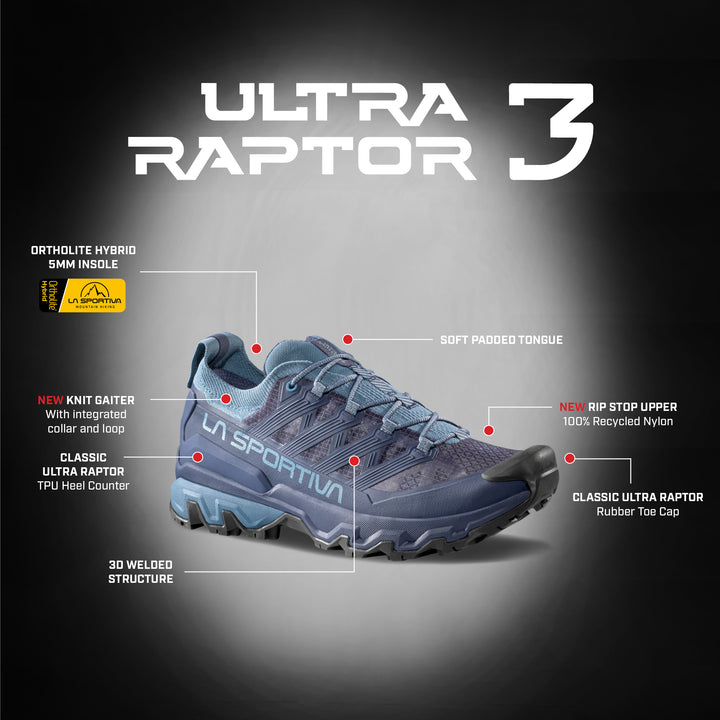 Womens La Sportiva Ultra Raptor 3 Shoes | La Sportiva NZ
