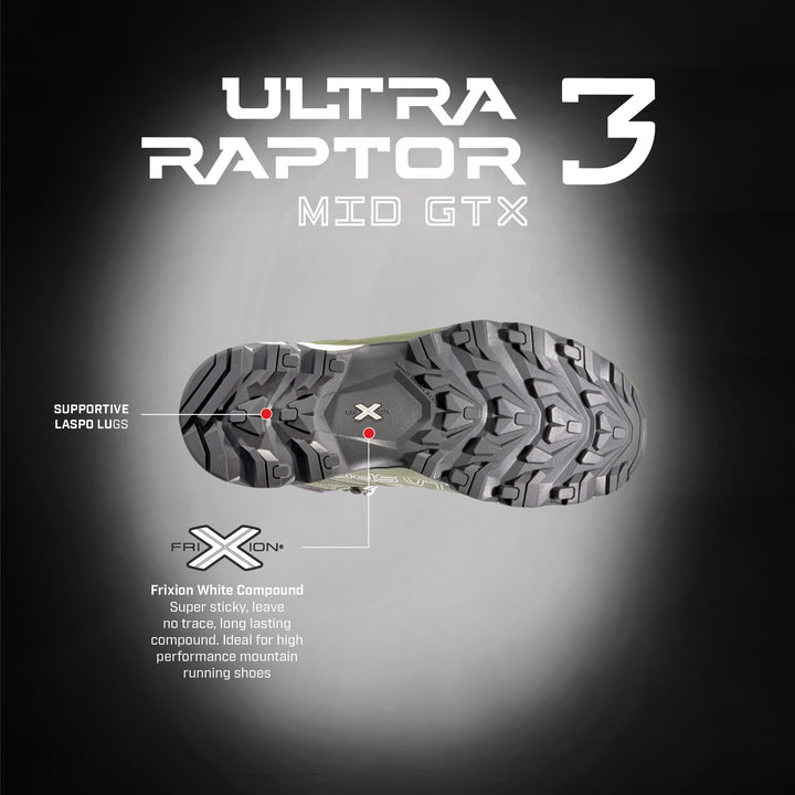 Womens La Sportiva Ultra Raptor 3 Mid GTX Boots — detail | La Sportiva NZ