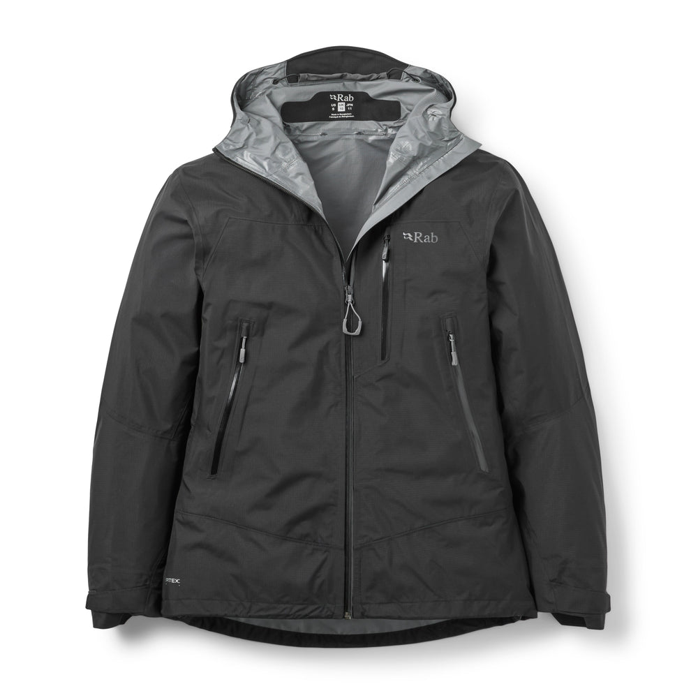 Rab Women's Downpour Mountain Waterproof Jacket — detail | Rab NZ