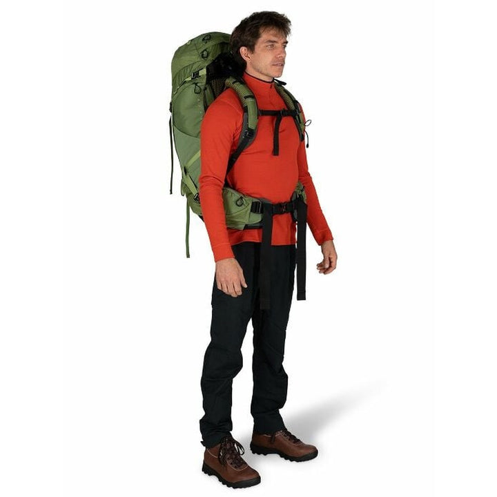 Osprey Atmos AG 50 Pack — on body front view