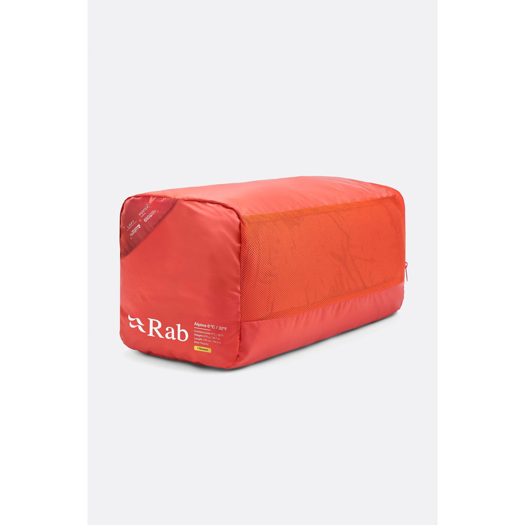 Rab Alpine Down Sleeping Bag (0°C) — detail | Rab NZ
