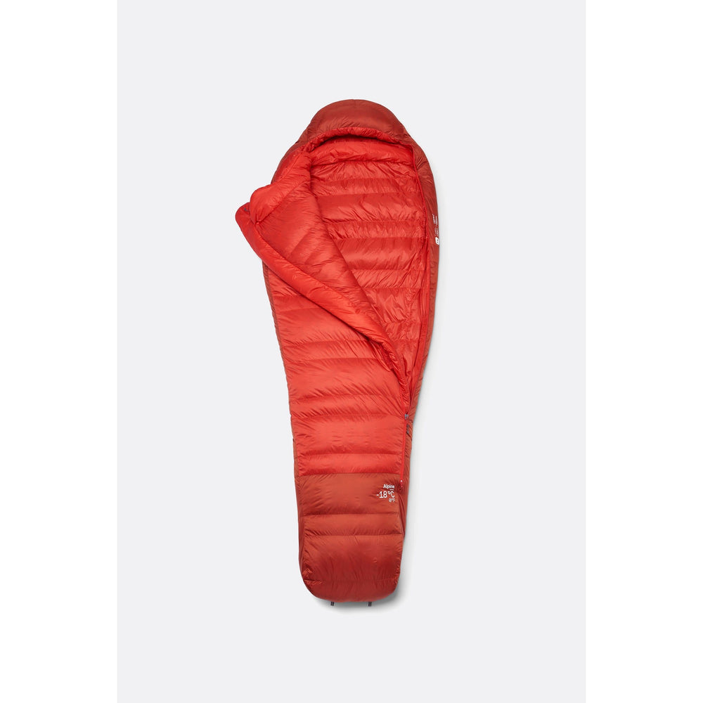 Rab Alpine Down Sleeping Bag (-18°C) — detail | Rab NZ