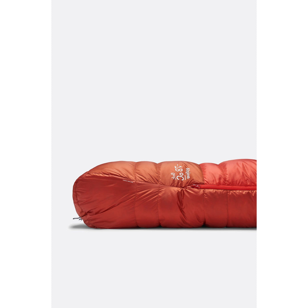 Rab Alpine Down Sleeping Bag (-18°C) — detail | Rab NZ