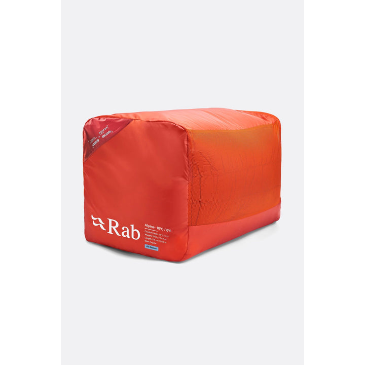 Rab Alpine Down Sleeping Bag (-18°C) — detail | Rab NZ