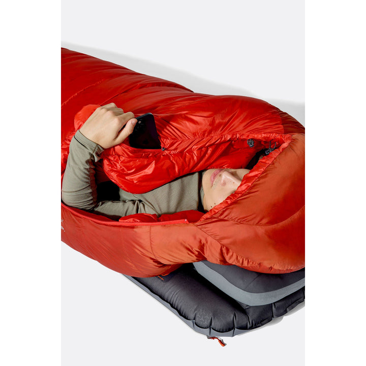 Rab Alpine Down Sleeping Bag (-18°C) — detail | Rab NZ