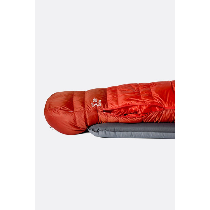 Rab Alpine Down Sleeping Bag (-18°C) — detail | Rab NZ