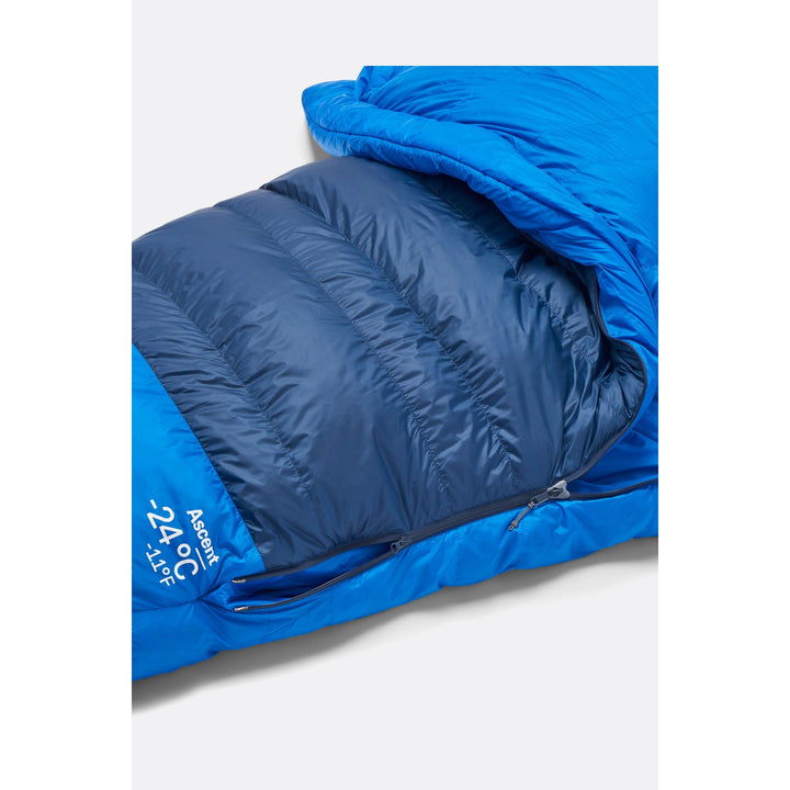 Rab Ascent Down Sleeping Bag (-24°C) — detail | Rab NZ
