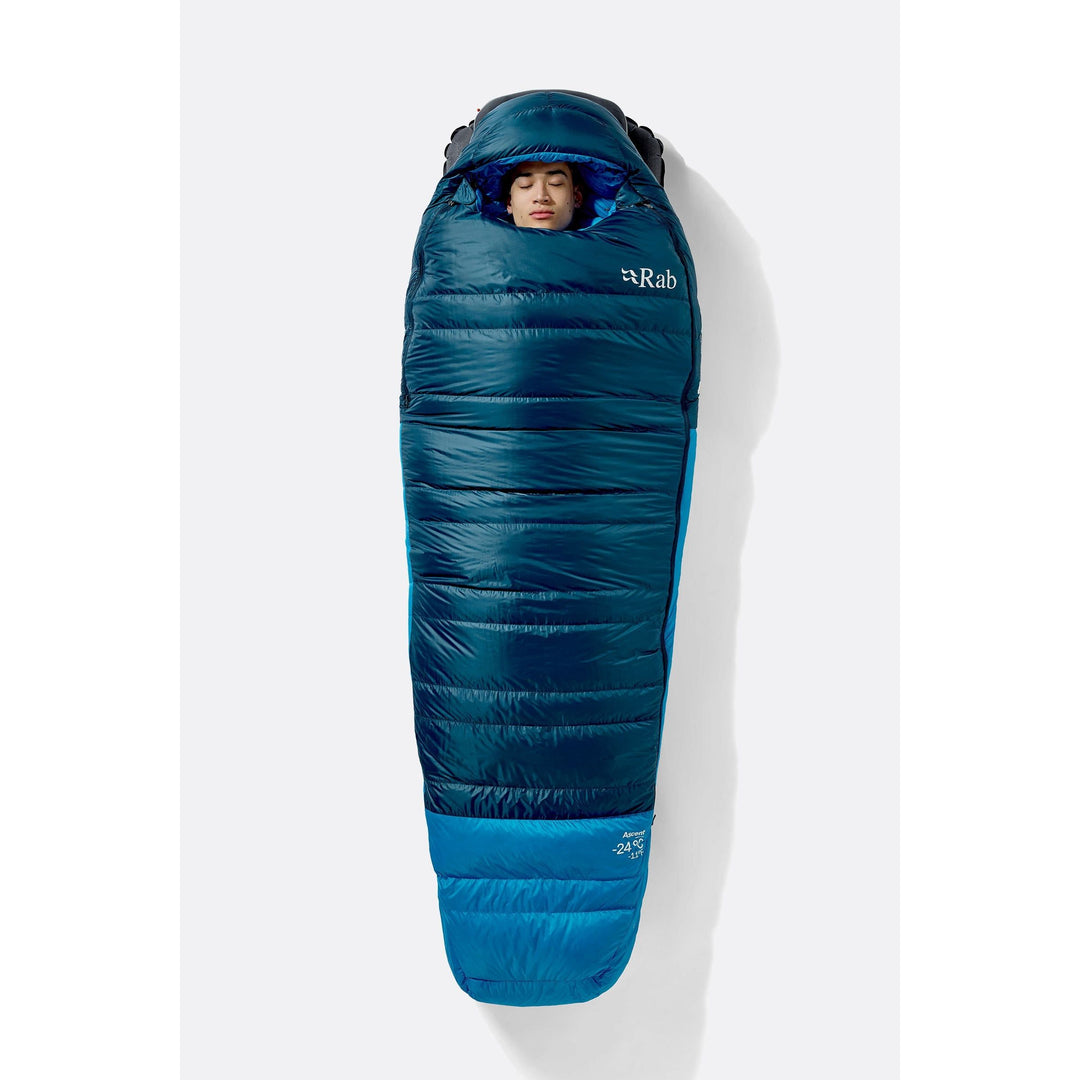Rab Ascent Down Sleeping Bag (-24°C) — detail | Rab NZ