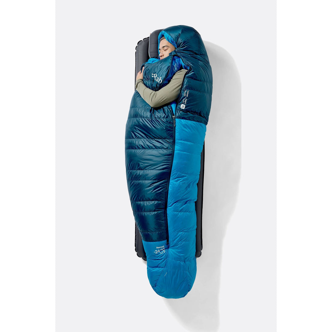 Rab Ascent Down Sleeping Bag (-24°C) — detail | Rab NZ
