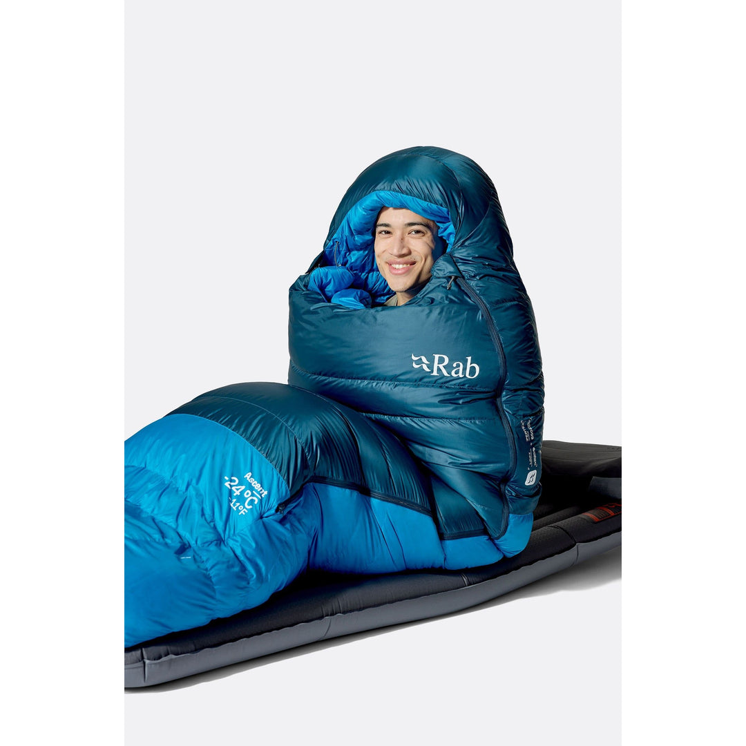 Rab Ascent Down Sleeping Bag (-24°C) — detail | Rab NZ