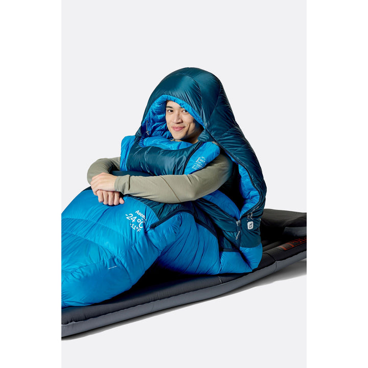Rab Ascent Down Sleeping Bag (-24°C) — detail | Rab NZ