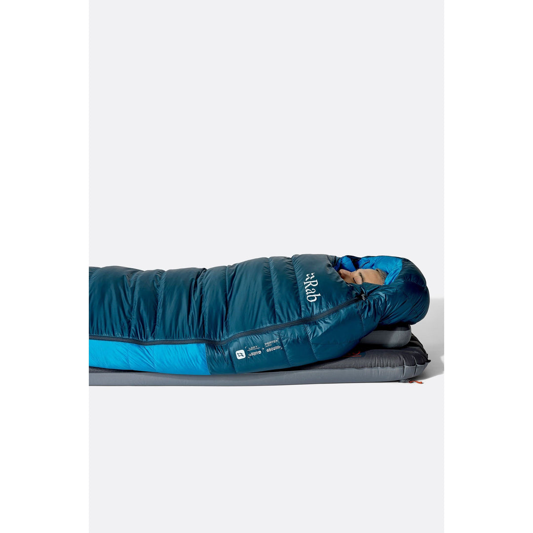 Rab Ascent Down Sleeping Bag (-24°C) — detail | Rab NZ