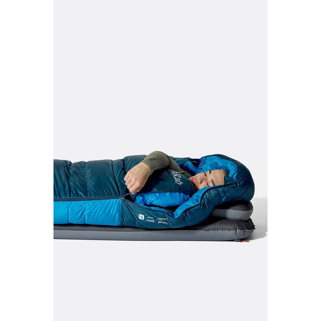 Rab Ascent Down Sleeping Bag (-24°C) — detail | Rab NZ
