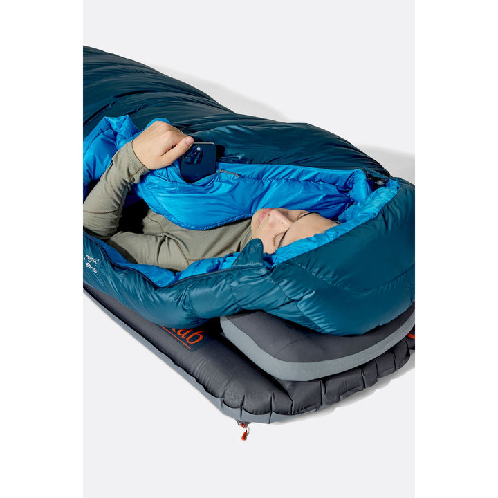 Rab Ascent Down Sleeping Bag (-24°C) — detail | Rab NZ