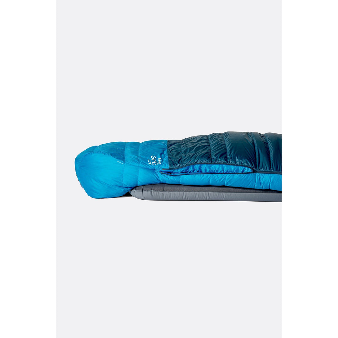 Rab Ascent Down Sleeping Bag (-24°C) — detail | Rab NZ