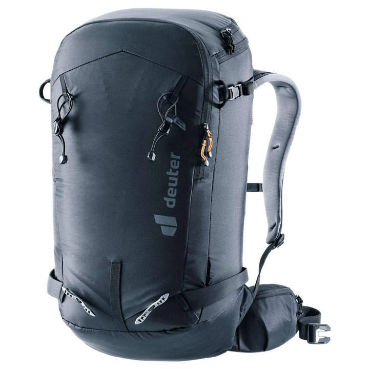 Deuter Freerider Pro 32+10 Backpack – Black – three-quarter front view