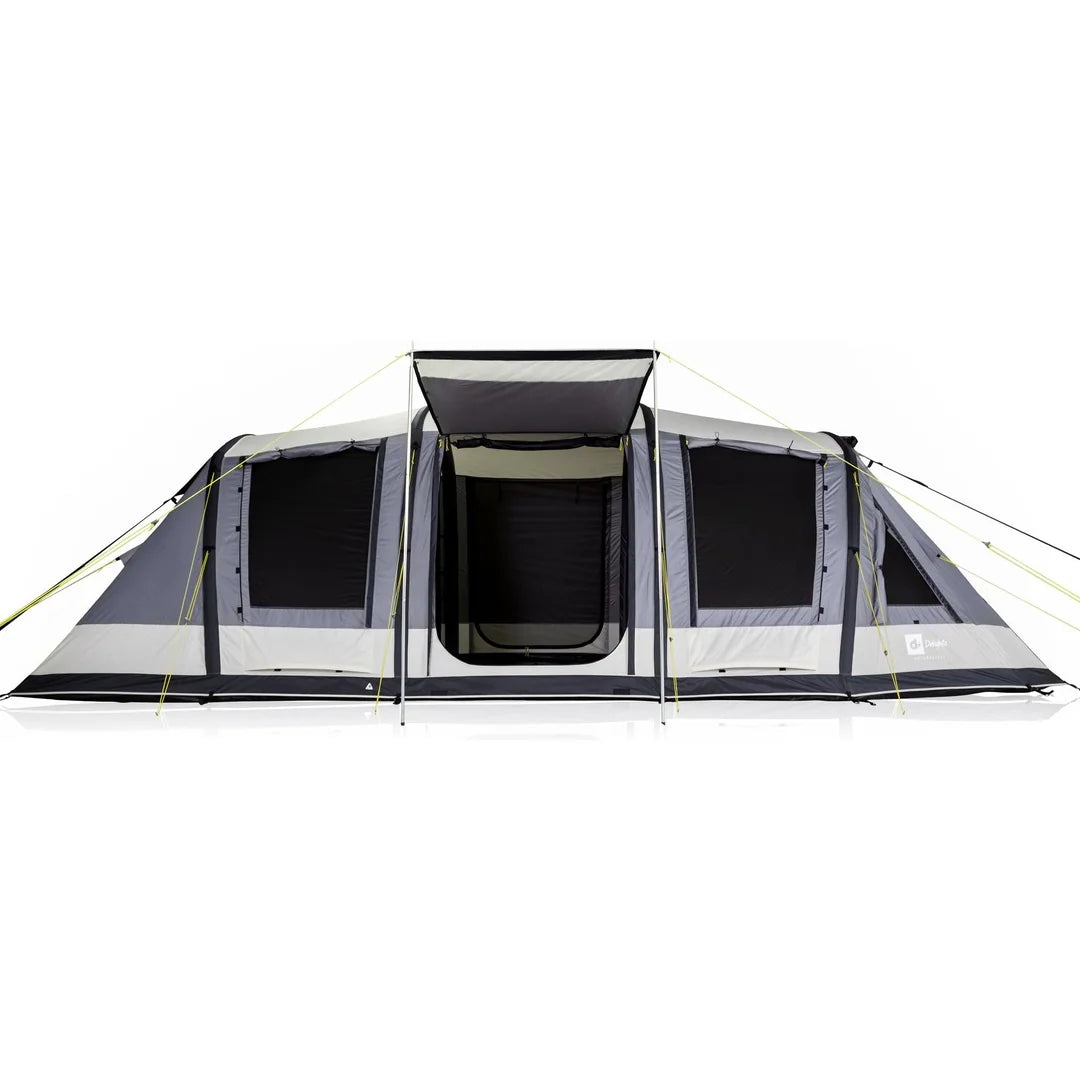 Enterprise 2: Front view of the two-bedroom tent