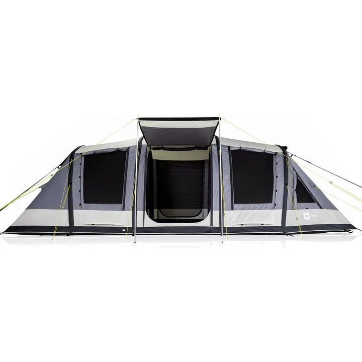 Enterprise 2: Front view of the two-bedroom tent
