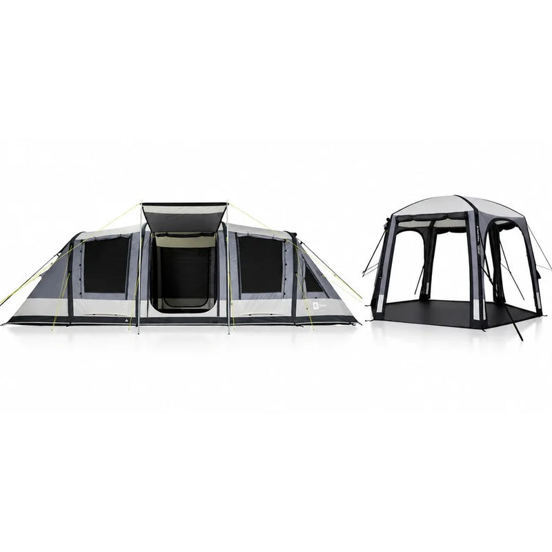 Enterprise 2 Blackout Tent and Enterprise Shelter V2, both included as separate standalone products; they do not attach.