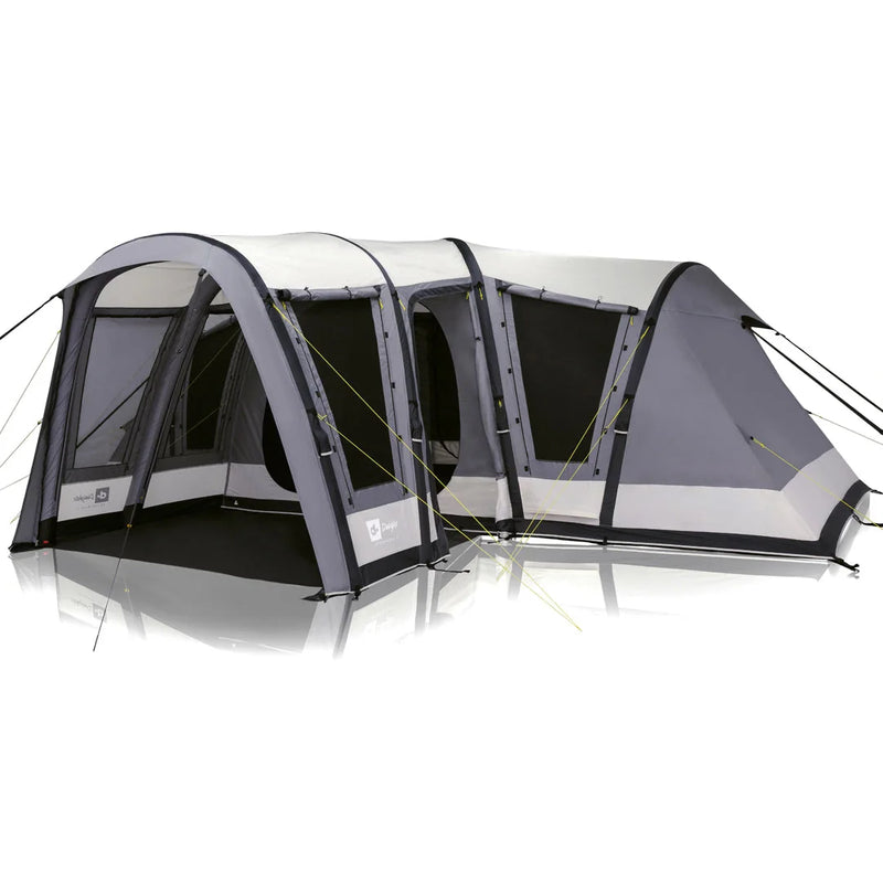 Enterprise 3 inflatable tent with front vestibule and two end bedrooms