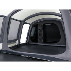 Enterprise Flow: Standing-height living area and blackout bedroom entrance