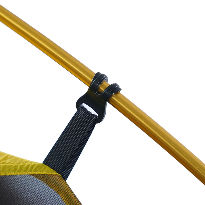 Dwights Explore 2 V2 hiking tent — inner tent attachment detail