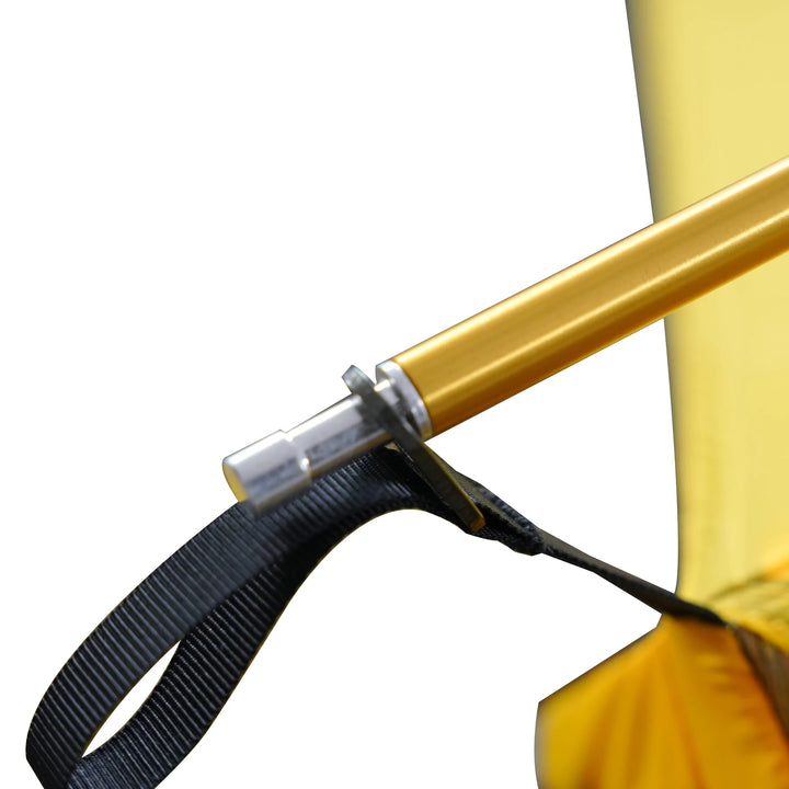 Dwights Explore 3 V2 hiking tent — inner tent pole clip detail