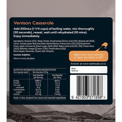 Real Meals DINNER | Venison Casserole