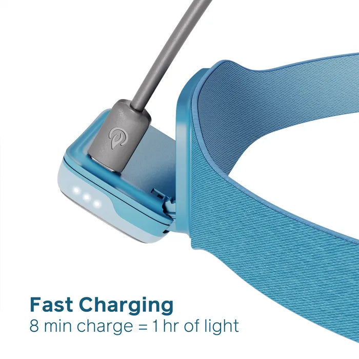Biolite Range 300 Rechargeable Headlamp - Slate Blue — detail | BioLite NZ
