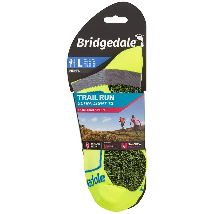 Bridgedale TRAIL RUN Ultralight C/max Sport Fit 3/4 Crew